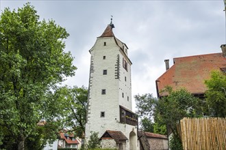 Espantor and tower from the 14th century, one of the two surviving medieval town gates in the old
