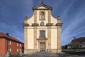 St Bartholomew's, built in 1734, Kleineibstadt, Lower Franconia, Bavaria, Germany, Europe