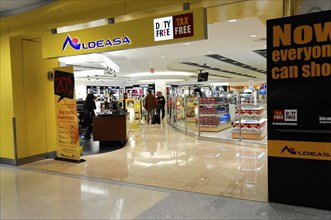 AUGUSTO C. SANDINO Airport, Managua, Nicaragua, A duty-free shop in the airport offers products and
