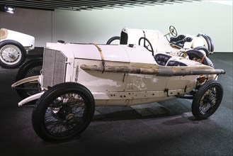 Mercedes Grand Prix racing car from 1914, Mercedes-Benz Museum, Stuttgart, Baden-Wuerttemberg,