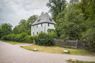 Goethe's Garden House in the Park on the Ilm, part of the UNESCO World Heritage Site in Weimar,