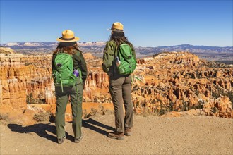 Park Ranger in Bryce Canyon National Park, Colorado Plateau, United States, Utah, USA, Bryce