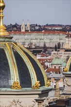 Sightseeing, Travel, Old Town, Roof view, View, Prague Castle, National Museum Prague, Prague,