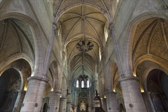 Vaults of the Eglise Notre Dame de Bon Port, 1646, Les Sables-d'Olonne, Vandee, France, Europe