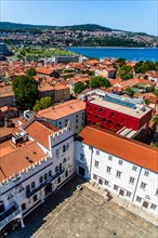 View of the Praetorian Palace, 13th century, harbour town of Koper on the Adriatic coast, Slovenia,