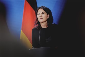 Annalena Baerbock (Alliance 90/The Greens), Federal Foreign Minister, photographed during a joint
