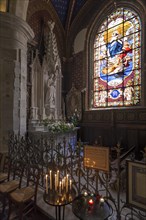 Marian altar in the Eglise Notre Dame de Bon Port, 1646, Les Sables-d'Olonne, Vandee, France,