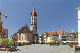 St John's Church on the market square, Schwaebisch Gmuend, Baden-Wuerttemberg, Germany, Schwaebisch