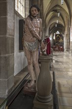 Life-size, carved figure of Jesus, 350-year-old processional figure in St Michael's Church,