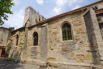 Church of Notre Dame des Sablons, Aigues-Mortes, Camargue, Gard, Languedoc-Roussillon, South of