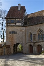 Klingentorbastei, Klingenschuett, historic town wall, Rothenburg ob der Tauber, Middle Franconia,