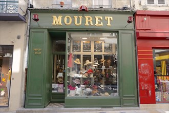 Shop 'Mouret', entrance and shop window, Avignon, Vaucluse, Provence-Alpes-Cote d'Azur, South of