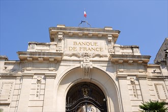 Bank 'Banque de France', Avignon, Vaucluse, Provence-Alpes-Cote d'Azur, South of France, France,