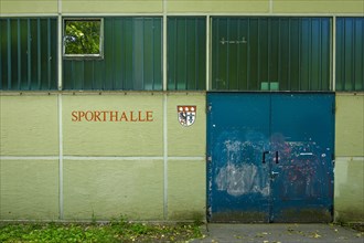 District sports hall, municipal sports hall Wangen im Allgaeu, Upper Swabia, Baden-Wuerttemberg,