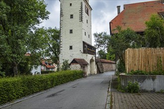 Espantor and tower from the 14th century, one of the two surviving medieval town gates in the old