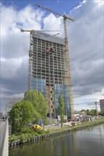 New building, Estrel Tower, Hotel, Sonnenallee, Neukoelln, Berlin, Germany, Europe