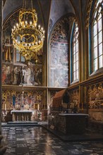 St Vitus Cathedral, cathedral, cathedral, church building, interior view, holy, figures, painting,