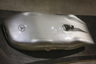 Mercedes-Benz W 125 twelve-cylinder record-breaking car from 1938, Mercedes-Benz Museum, Stuttgart,
