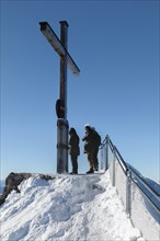 Nebelhorn summit (2224m), Oberstdorf, Allgaeu, Swabia, Bavaria, Germany, Oberstdorf, Bavaria,