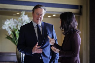 Annalena Baerbock (Alliance 90/The Greens), Federal Foreign Minister, and David Cameron, Foreign