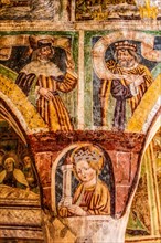 Gothic frescoes from 1490, a highlight of medieval wall painting, by Johannes von Kastav,