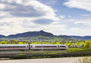 New railway line from Wendlingen to Ulm, Stuttgart21. Section of track near Kirchheim unter Teck