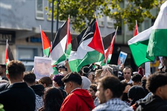 Two demonstrations around the Israel conflict, 14.10.23