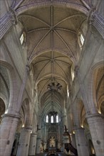 Vault with chancel of the Eglise Notre Dame de Bon Port, 1646, Les Sables-d'Olonne, Vandee, France,