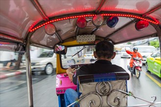 Ride a tuk tuk through the city, sightseeing, taxi, driving, speed, safety, road traffic,