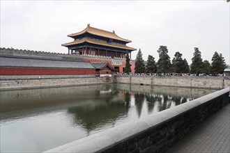 China, Beijing, Forbidden City, UNESCO World Heritage Site, view of a historic building of the