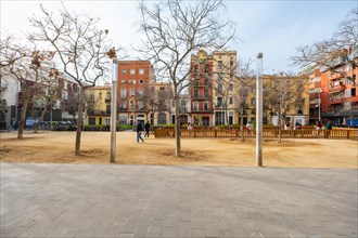 Superblock or Superilla Hostafrancs, area of the city in Barcelona, Spain, which is highly