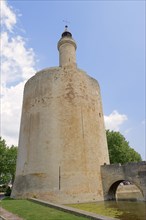 Tour de Constance defence defence tower, Aigues-Mortes, Camargue, Gard, Languedoc-Roussillon, South