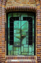 Historic front door, Hausbaumhaus or Haus der Architekten, heritage-protected merchant's house from
