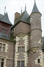 Gien. The castle built from 1482 for Anne de France and Pierre II de Beaujeu, hunting museum,