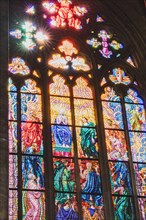 Sightseeing, sightseeing, church, cathedral, cathedral, St Vitus Cathedral, interior view, window,