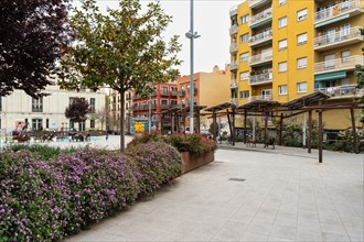 Superblock or Superilla Hostafrancs, area of the city in Barcelona, Spain, which is highly