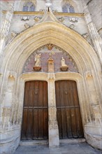 Entrance to the church of Saint Agricol, Avignon, Vaucluse, Provence-Alpes-Cote d'Azur, South of