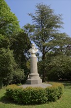 Bust of the writer Felix Gras, Park Le Rocher des Doms, Avignon, Vaucluse, Provence-Alpes-Cote