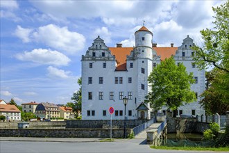 Schoenfeld Castle, also known as Germany's Castle of Magic, a Renaissance palace in the Schoenfeld