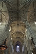 Vaults of the Eglise Notre Dame de Bon Port, 1646, Les Sables-d'Olonne, Vandee, France, Europe