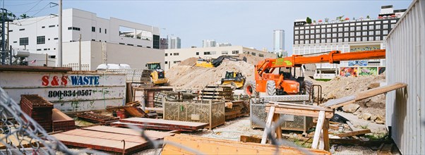 Construcion site, 2233 NW 1st Ct, Wynwood, Miami, Florida, USA, North America