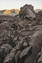 Crater Navidad lava field, Lonquimay volcano, Malalcahuello National Reserve, Curacautin,