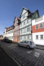 Half-timbered houses, Schmalkalden, Thuringia, Germany, Europe