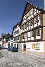 Half-timbered houses, Schmalkalden, Thuringia, Germany, Europe