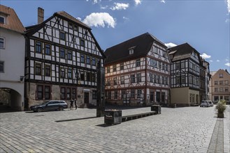 Half-timbered houses, Schmalkalden, Thuringia, Germany, Europe