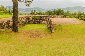 Remains of Japanese stone fortress in Suncheon, South Korea, Asia