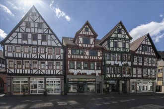 Half-timbered houses, Schmalkalden, Thuringia, Germany, Europe