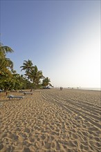 Evening atmosphere at Marari Beach, Mararikulam, Alappuzha district, Kerala, India, Asia