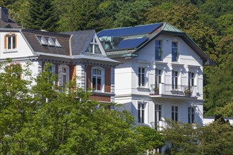 Villas in the Treppenviertel, residential building, Blankenese district, Hamburg, Germany, Europe