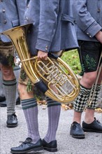 Brass band, Seehausen am Staffelsee, Upper Bavaria, Bavaria, Germany, Europe